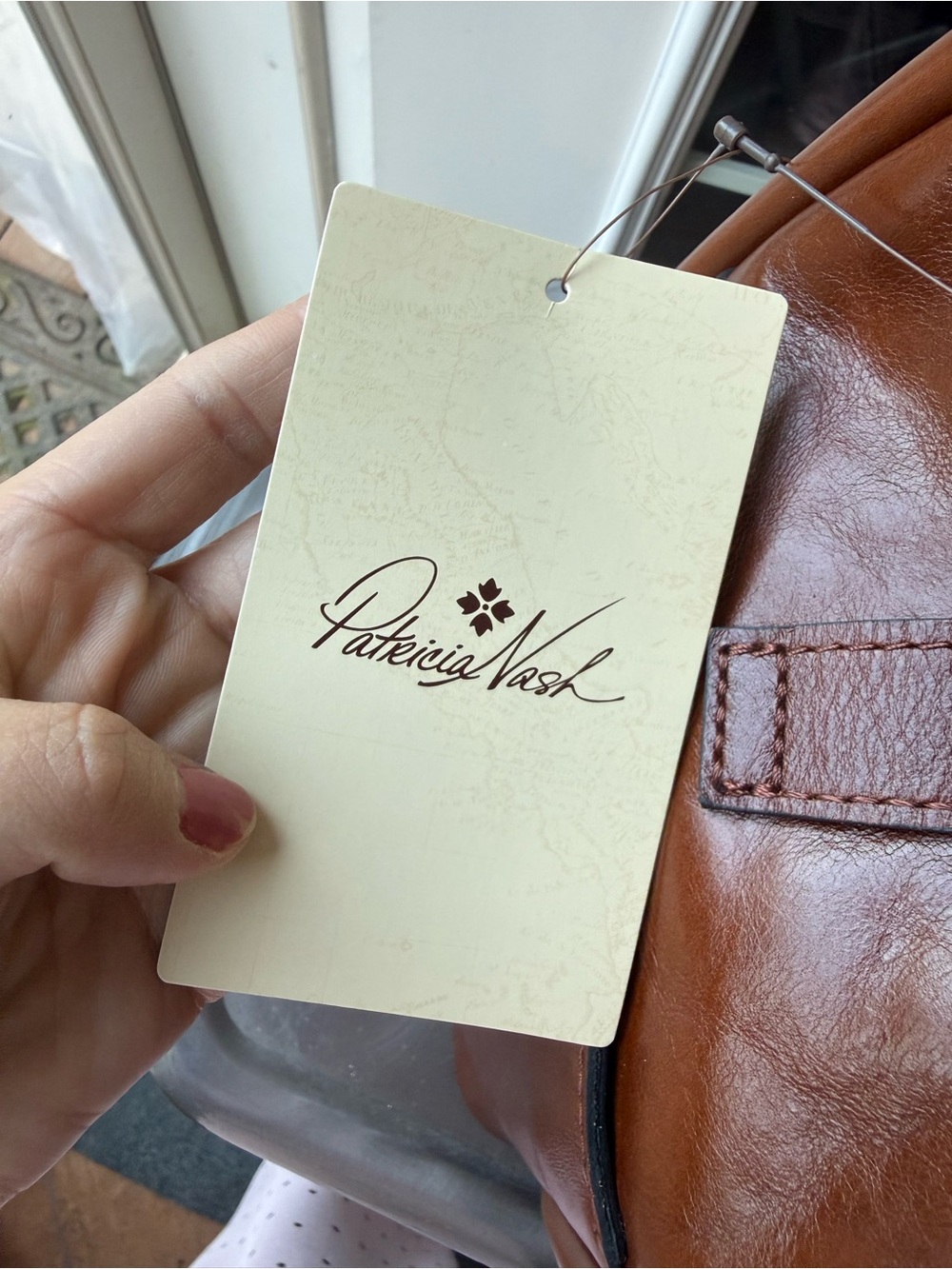 Patricia Nash Halina Brown Leather Bag - Picture 5 of 11